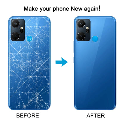For Infinix Smart 6 Plus India X6823 Original Battery Back Cover(Blue) - Back Cover by buy2fix | Online Shopping UK | buy2fix