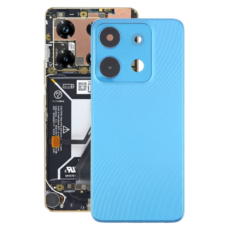 For Infinix Smart 7 X6515 Original Battery Back Cover(Blue) - Back Cover by buy2fix | Online Shopping UK | buy2fix