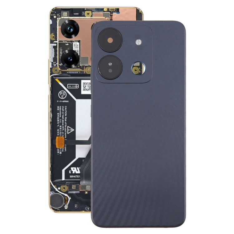 For Infinix Smart 7 HD X6516 Original Battery Back Cover(Black) - Back Cover by buy2fix | Online Shopping UK | buy2fix