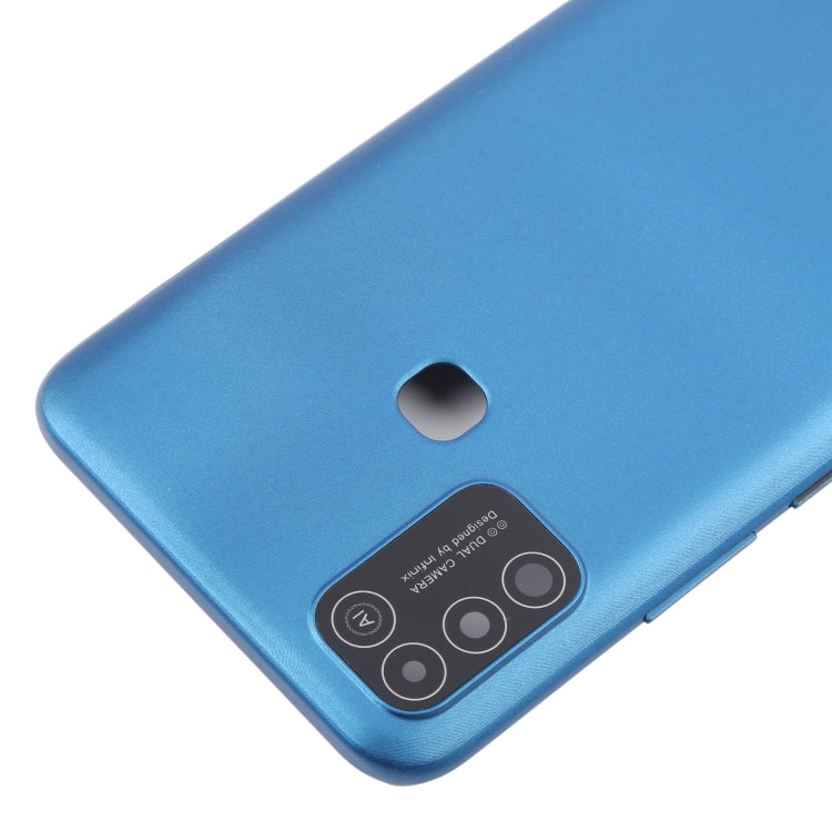 For Infinix Hot 10 Play Original Battery Back Cover(Blue) - Back Cover by buy2fix | Online Shopping UK | buy2fix