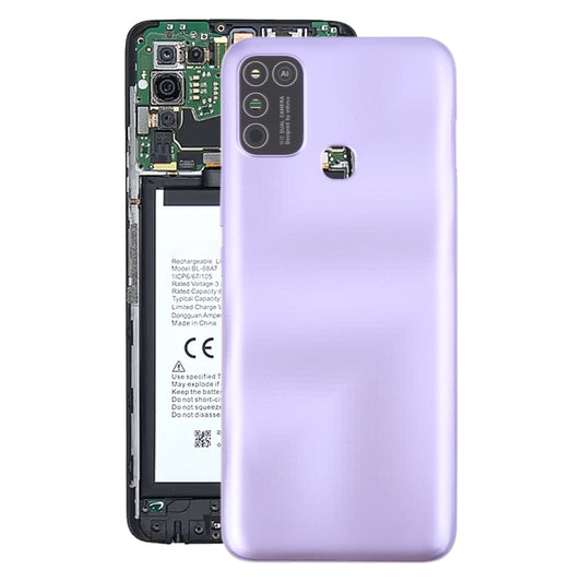 For Infinix Hot 10 Play Original Battery Back Cover(Purple) - Back Cover by buy2fix | Online Shopping UK | buy2fix