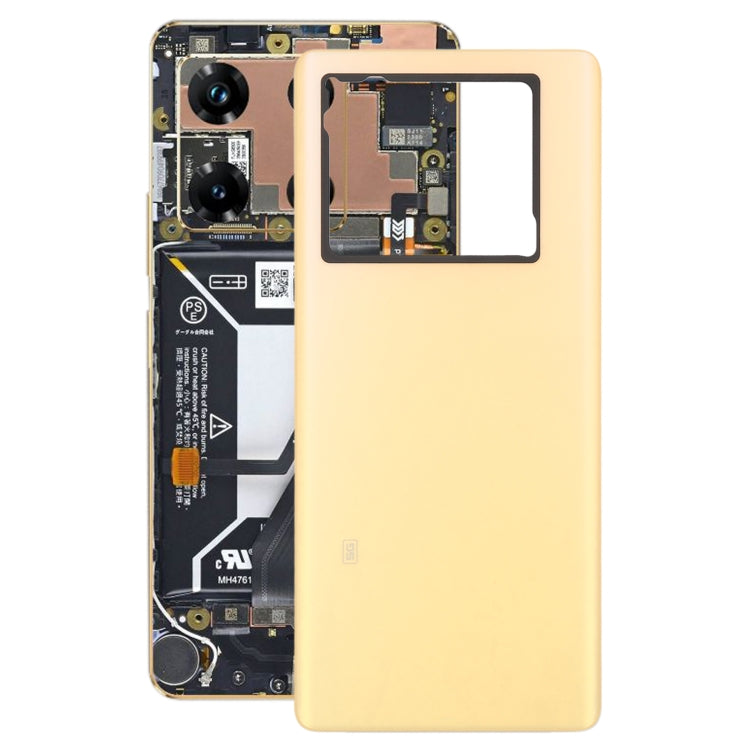 For Infinix Note 40 Pro 5G X6851 Original Battery Back Cover(Gold) - Back Cover by buy2fix | Online Shopping UK | buy2fix