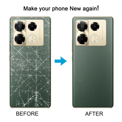 For Infinix Note 40 Pro 5G X6851 Original Battery Back Cover(Black) - Back Cover by buy2fix | Online Shopping UK | buy2fix