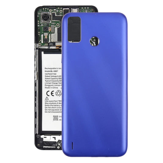 For Tecno Spark 6 Go Original Battery Back Cover(Blue) - Back Cover by buy2fix | Online Shopping UK | buy2fix