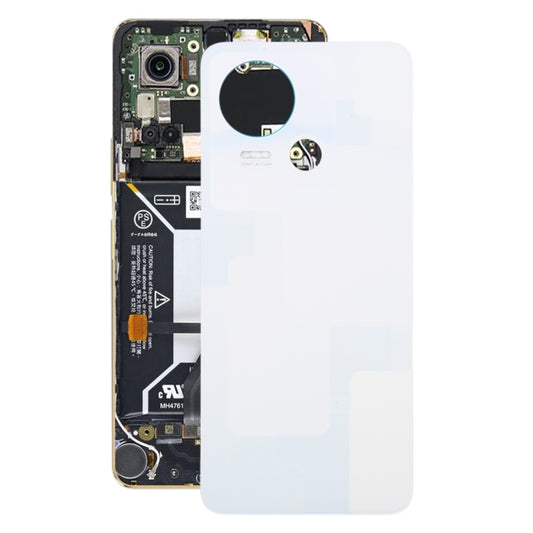 For Tecno Spark 10 5G Original Battery Back Cover(White) - Back Cover by buy2fix | Online Shopping UK | buy2fix