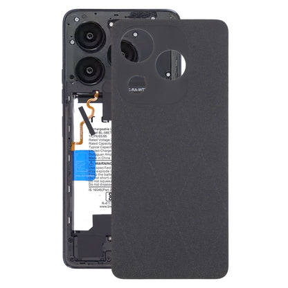 For Tecno Spark 20C Original Battery Back Cover(Black) - Back Cover by buy2fix | Online Shopping UK | buy2fix