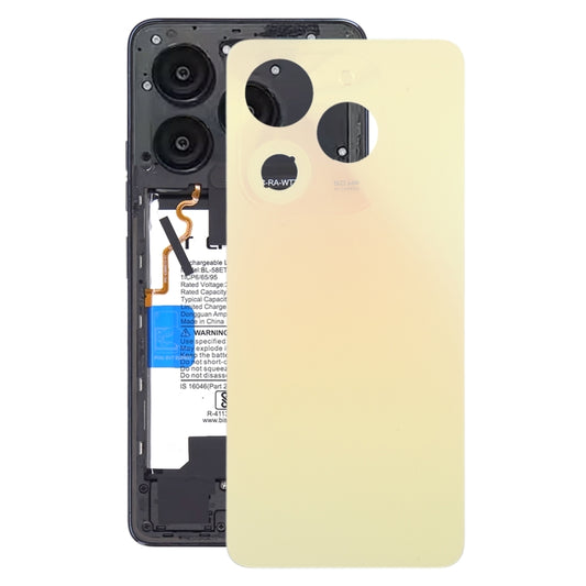 For Tecno Spark 20C Original Battery Back Cover(Gold) - Back Cover by buy2fix | Online Shopping UK | buy2fix