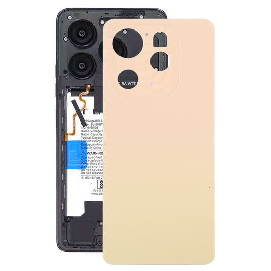 For Tecno Spark 20 Pro Original Battery Back Cover (Gold) - Back Cover by buy2fix | Online Shopping UK | buy2fix