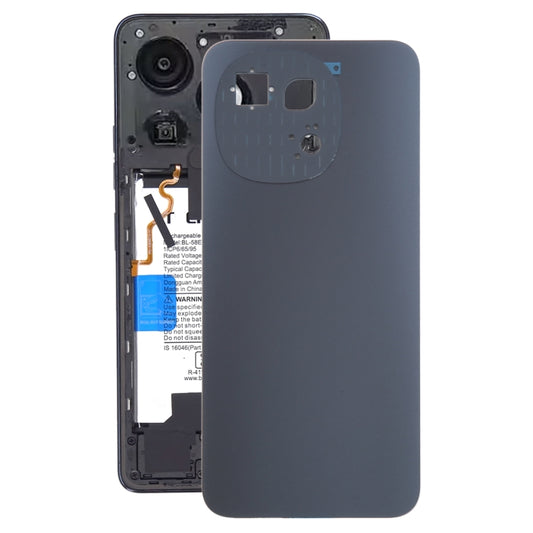 For Tecno Spark Go 1 Original Battery Back Cover(Black) - Back Cover by buy2fix | Online Shopping UK | buy2fix