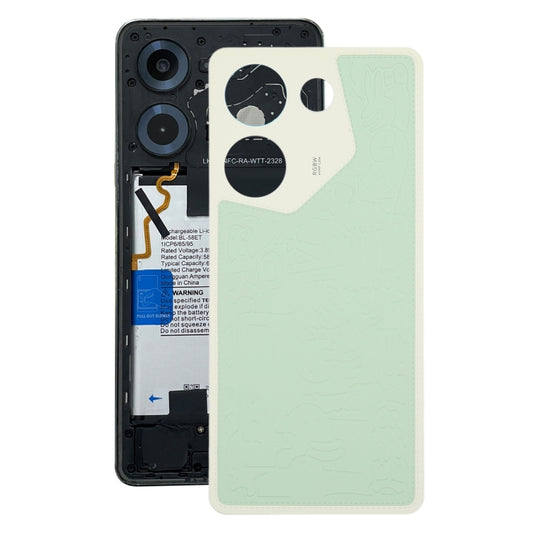 For Tecno Camon 20 Original Battery Back Cover(Green) - Back Cover by buy2fix | Online Shopping UK | buy2fix