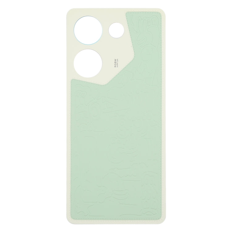 For Tecno Camon 20 Original Battery Back Cover(Green) by buy2fix