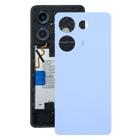 For Tecno Camon 20 Original Battery Back Cover(Blue) - Back Cover by buy2fix | Online Shopping UK | buy2fix