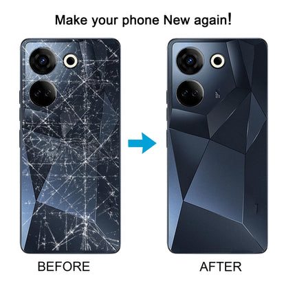 For Tecno Camon 20 Pro Original Battery Back Cover(Black) by buy2fix