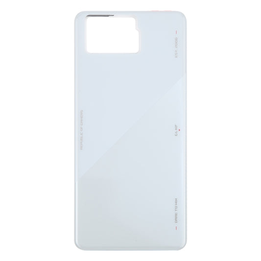 For Asus ROG Phone 8 Pro AI2401 AI2401_A Global Original Glass Battery Back Cover(Grey) - Back Cover by buy2fix | Online Shopping UK | buy2fix