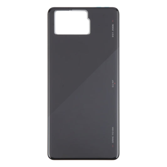 For Asus ROG Phone 8 Pro AI2401 AI2401_A Global Original Glass Battery Back Cover(Bright Black) - Back Cover by buy2fix | Online Shopping UK | buy2fix