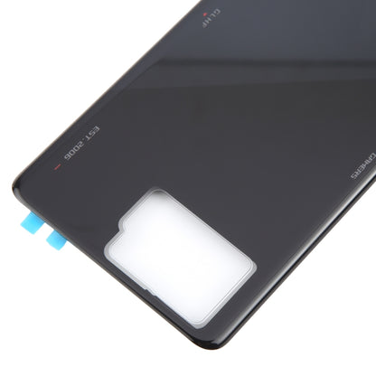For Asus ROG Phone 8 Pro AI2401 AI2401_A Global Original Glass Battery Back Cover(Bright Black) - Back Cover by buy2fix | Online Shopping UK | buy2fix