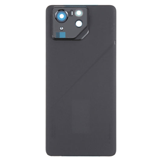 For Asus ROG Phone 8 Pro AI2401 AI2401_A Global Original Glass Battery Back Cover with Camera Frame(Matte Black) - Back Cover by buy2fix | Online Shopping UK | buy2fix