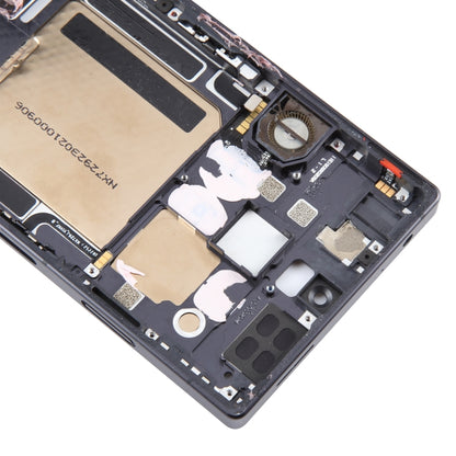 For ZTE nubia Red Magic 8 Pro / 8 Pro+ / 8S Pro / 8S Pro+ Middle Frame Bezel Plate, Without Side Keys (Black) - For ZTE by buy2fix | Online Shopping UK | buy2fix