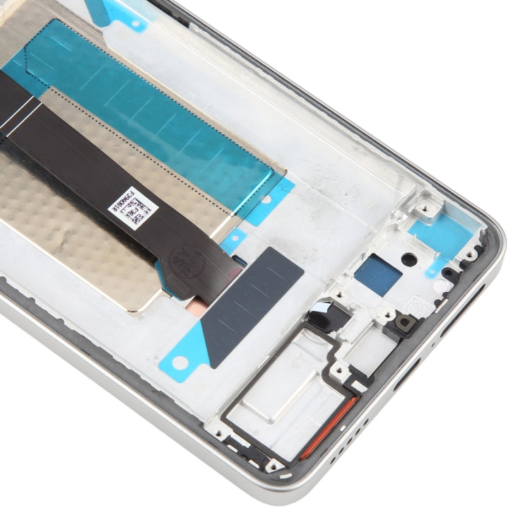 For Xiaomi Redmi Turbo 3 Original LCD Screen Digitizer Full Assembly with Frame (Silver) by buy2fix
