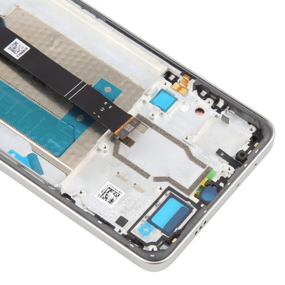 For Xiaomi Redmi Turbo 3 Original LCD Screen Digitizer Full Assembly with Frame (Silver) by buy2fix