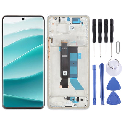 For Xiaomi Redmi Note 14 Pro 5G Original LCD Screen Digitizer Full Assembly with Frame (Silver) by buy2fix