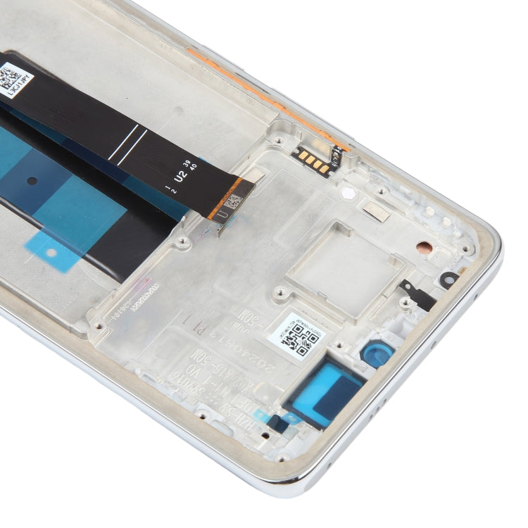 For Xiaomi Redmi Note 14 Pro 5G Original LCD Screen Digitizer Full Assembly with Frame (Silver) by buy2fix