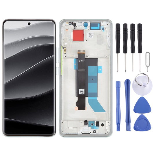 For Xiaomi Redmi Note 14 Pro+ 5G Original LCD Screen Digitizer Full Assembly with Frame (Green) - LCD Screen by buy2fix | Online Shopping UK | buy2fix