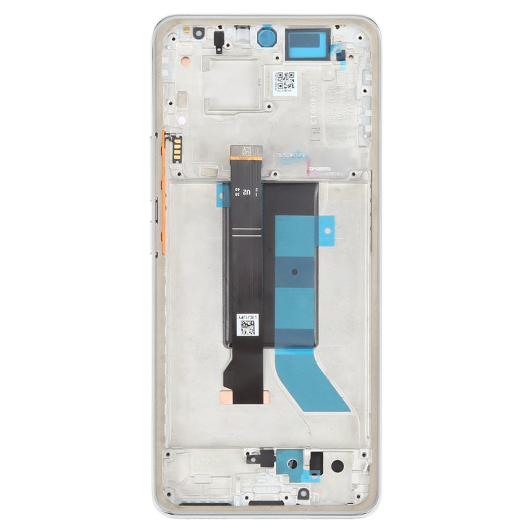 For Xiaomi Redmi Note 14 Pro+ 5G Original LCD Screen Digitizer Full Assembly with Frame (Silver) by buy2fix
