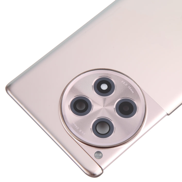 For OnePlus 12R Battery Back Cover with Camera Lens Cover(Gold) - Back Cover by buy2fix | Online Shopping UK | buy2fix