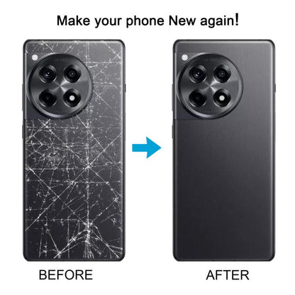 For OnePlus Ace 3 Battery Back Cover with Camera Lens Cover(Black) - Back Cover by buy2fix | Online Shopping UK | buy2fix