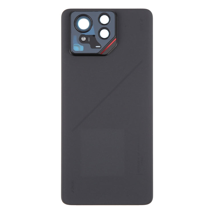 For Asus ROG Phone 9 Pro 5G Original Glass Battery Back Cover with Camera Frame(Matte Black) - Back Cover by buy2fix | Online Shopping UK | buy2fix
