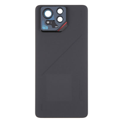 For Asus ROG Phone 9 Pro 5G Original Glass Battery Back Cover with Camera Frame(Matte Black) - Back Cover by buy2fix | Online Shopping UK | buy2fix