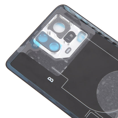 For Asus ROG Phone 9 Pro 5G Original Glass Battery Back Cover with Camera Frame(Matte Black) - Back Cover by buy2fix | Online Shopping UK | buy2fix