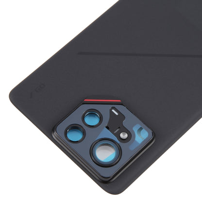 For Asus ROG Phone 9 Pro 5G Original Glass Battery Back Cover with Camera Frame(Matte Black) - Back Cover by buy2fix | Online Shopping UK | buy2fix