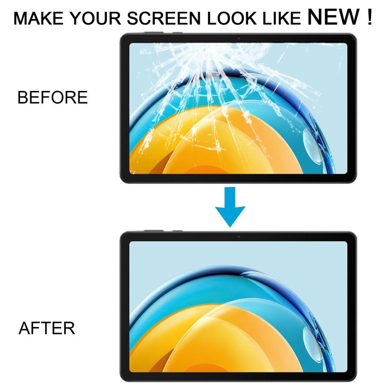 For Huawei MatePad SE 10.4 AGS5-W09 Front Screen Outer Glass Lens (Black) by buy2fix