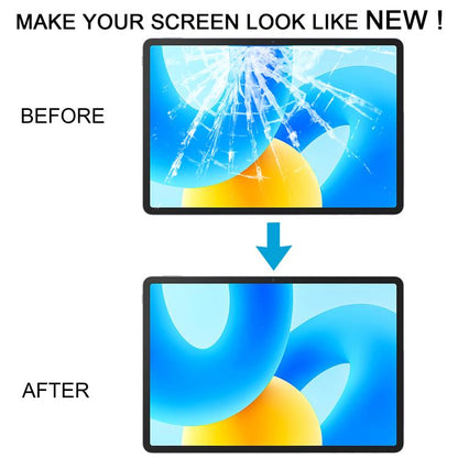 For Huawei MatePad 11.5 TGR-W10 Front Screen Outer Glass Lens, Soft Light Version (Black) by buy2fix