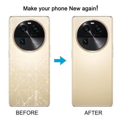For OPPO Find X6 OEM Battery Back Cover(Gold) - Back Cover by buy2fix | Online Shopping UK | buy2fix
