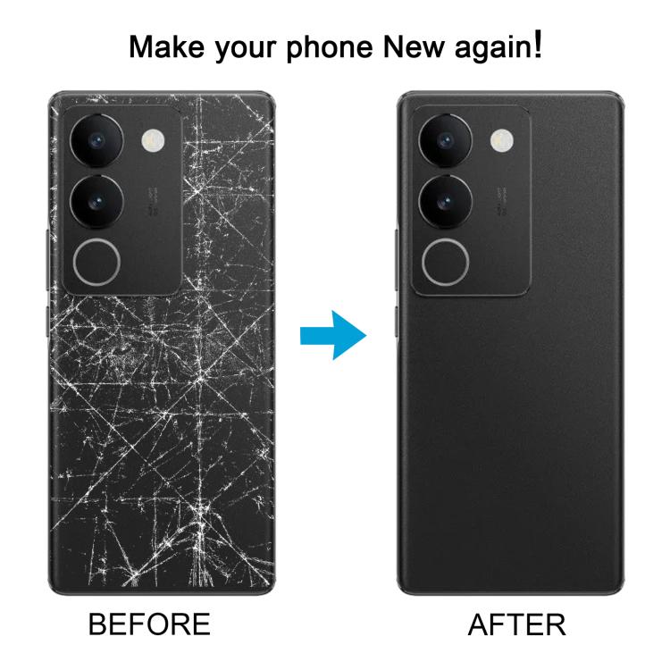 For vivo S17 OEM Battery Back Cover(Black) - Back Cover by buy2fix | Online Shopping UK | buy2fix