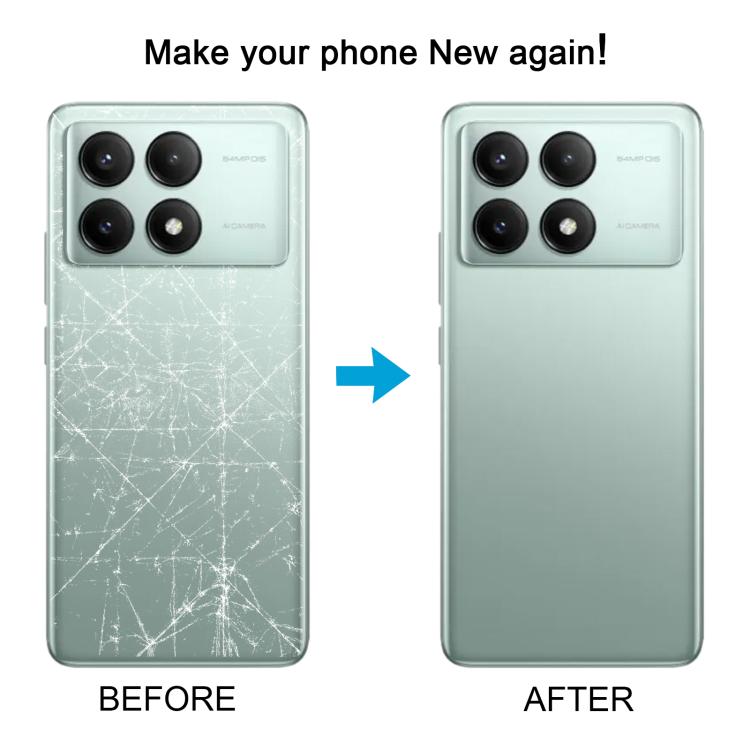 For Xiaomi Redmi K70 Pro OEM Battery Back Cover(White) - Back Cover by buy2fix | Online Shopping UK | buy2fix