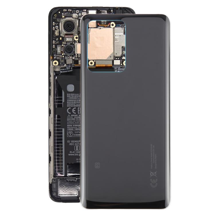 For Xiaomi Redmi Note 12 Pro+ 5G OEM Battery Back Cover(Black) - Back Cover by buy2fix | Online Shopping UK | buy2fix