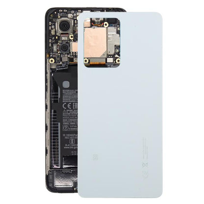 For Xiaomi Redmi Note 12 Pro 5G OEM Battery Back Cover(White) - Back Cover by buy2fix | Online Shopping UK | buy2fix