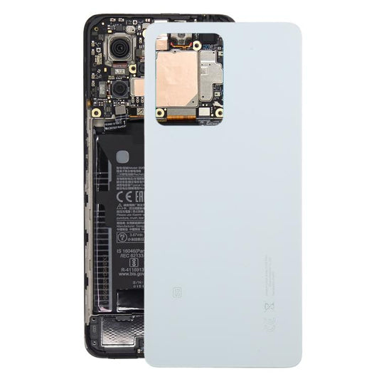 For Xiaomi Redmi Note 12 Pro 5G OEM Battery Back Cover(White) - Back Cover by buy2fix | Online Shopping UK | buy2fix
