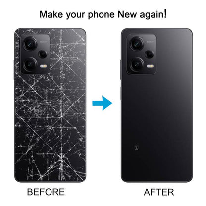 For Xiaomi Redmi Note 12 Pro 5G OEM Battery Back Cover(White) - Back Cover by buy2fix | Online Shopping UK | buy2fix