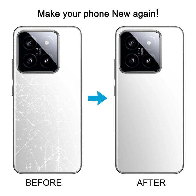 For Xiaomi 14 OEM Battery Back Cover(White) - Back Cover by buy2fix | Online Shopping UK | buy2fix