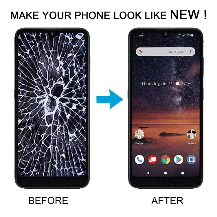 For Nokia 3V OEM LCD Screen with Digitizer Full Assembly - LCD Screen by buy2fix | Online Shopping UK | buy2fix