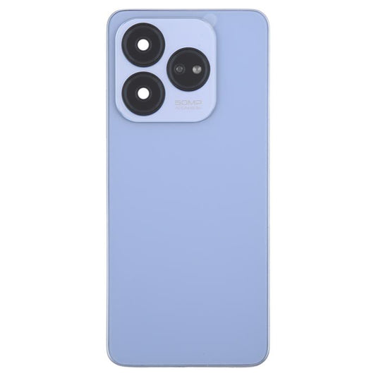 For ZTE Axon 60 Lite Z2356 Glass Battery Back Cover with Middle Frame / Camera Lens Cover(Purple) - For ZTE by buy2fix | Online Shopping UK | buy2fix