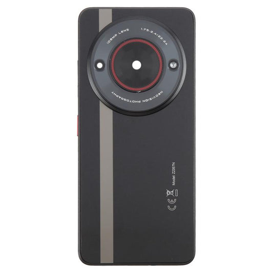 For ZTE nubia Focus Glass Battery Back Cover with Middle Frame / Camera Lens Cover(Black) - For ZTE by buy2fix | Online Shopping UK | buy2fix