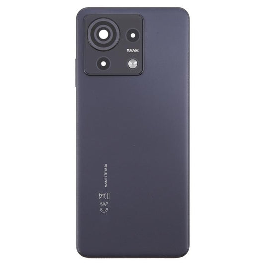 For ZTE Blade V50 Vita Battery Back Cover with Camera Lens Cover(Black) - For ZTE by buy2fix | Online Shopping UK | buy2fix