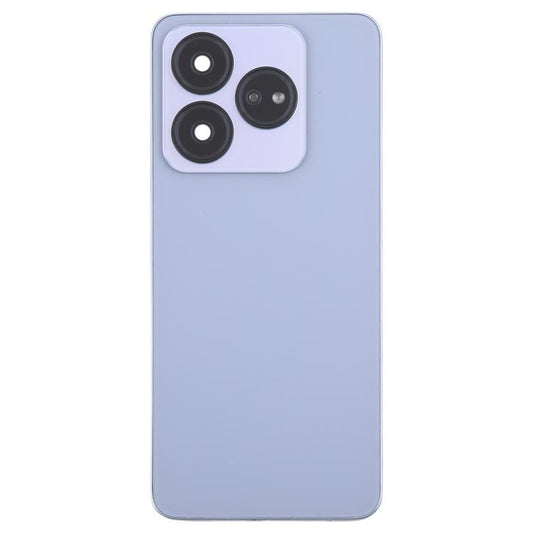 For ZTE Blade V60 Design Z2350 Glass Battery Back Cover with Middle Frame / Camera Lens Cover(Purple) - For ZTE by buy2fix | Online Shopping UK | buy2fix