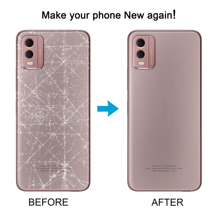 For Nokia C32 Original Battery Back Cover(Black) - Back Cover by buy2fix | Online Shopping UK | buy2fix